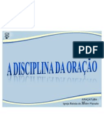 A disciplina da Oração