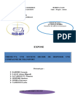 Une Societe Decide de Disposer Une Compagnie de Transport