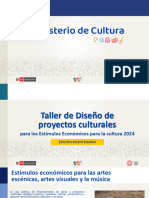 Taller de Diseño de Proyectos Culturales 2024 - 2
