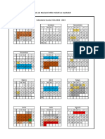 Calendario Escolar Ciclo 2022-2023