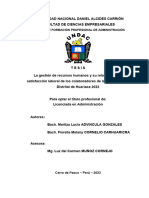 Escuela de Formación Profesional de Administración: Cerro de Pasco - Perú - 2023
