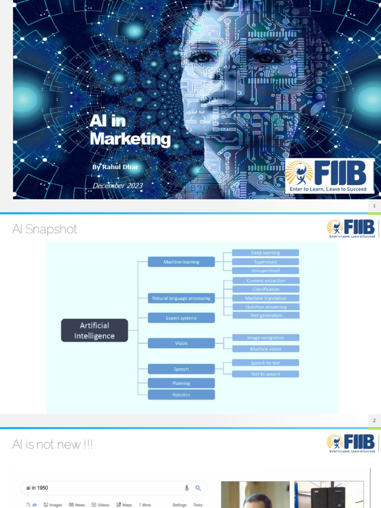 Ai in marketing pdf artificial intelligence intelligence ai