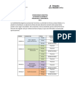 Malla y Cronograma SEMESTRAL 2023