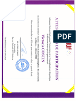 Certificats de Participation-Prix Du Lauréat Francophone-1