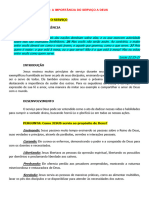 Série - A Importancia Do Servico A Deus - Jesus e o Servico