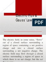 Electric Flux & Gauss Law