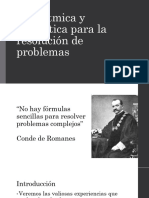 Algoritmica y Heuristica para La Resolucion de Problemas