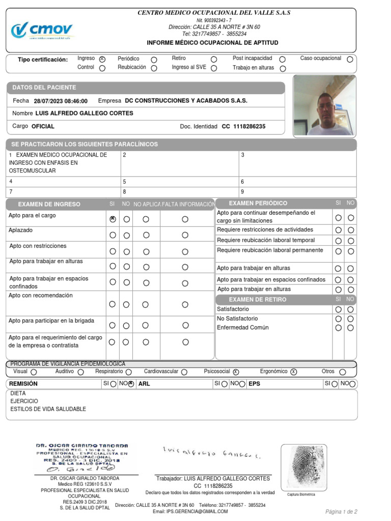 LUIS ALFREDO GALLEGO CORTESC PDF Medicina CLINICA Salud pública