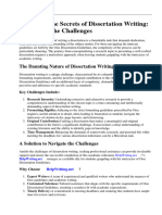 Oise Dissertation Guidelines