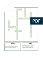Green Figurative Language Crossword Puzzle Worksheet