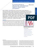 International Consensus Statement On Nomenclature and Classification of The Congenital BAV and Its Aortopathy - 2021