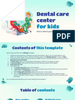 Dental Care Center For Kids by Slidesgo