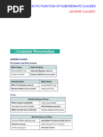 Focus On Grammar 5 Adverb - Clauses - PDF