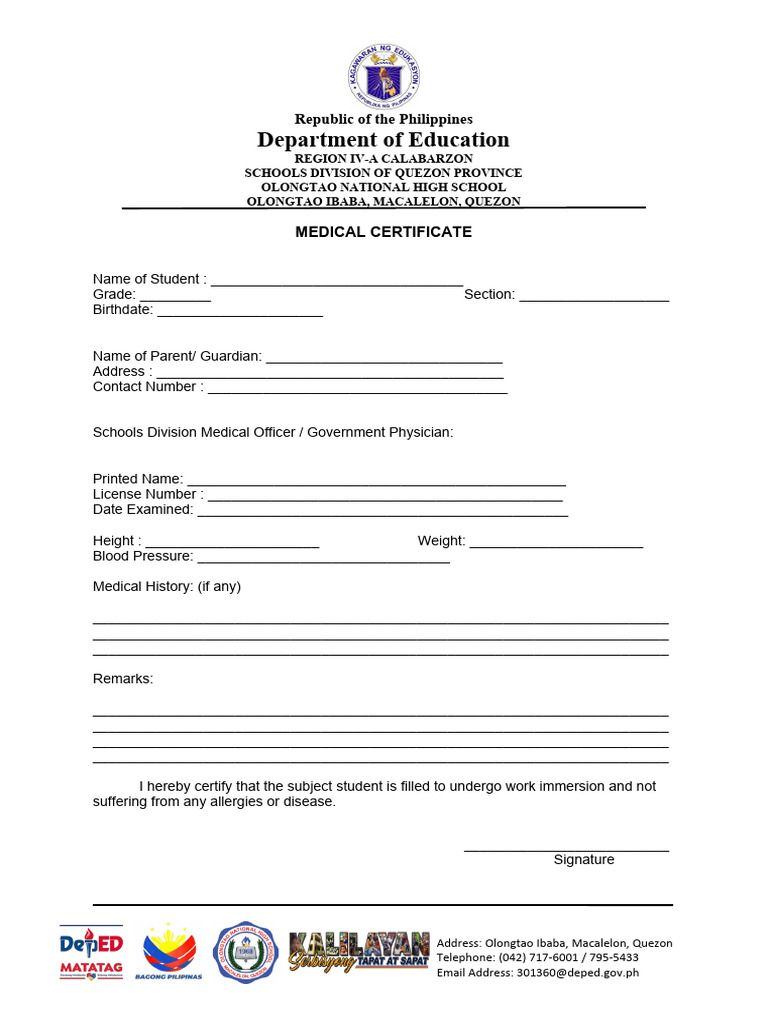 WHAT IS A MEDICAL CERTIFICATION FORM PDF visual data 2