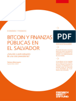 Bitcoin Y Finanzas Públicas en El Salvador: ¿Solución o Profundización de Una Crisis Preexistente?
