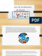 Factores de Localización de Planta