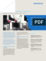 Amadeus Airport Passenger Verification