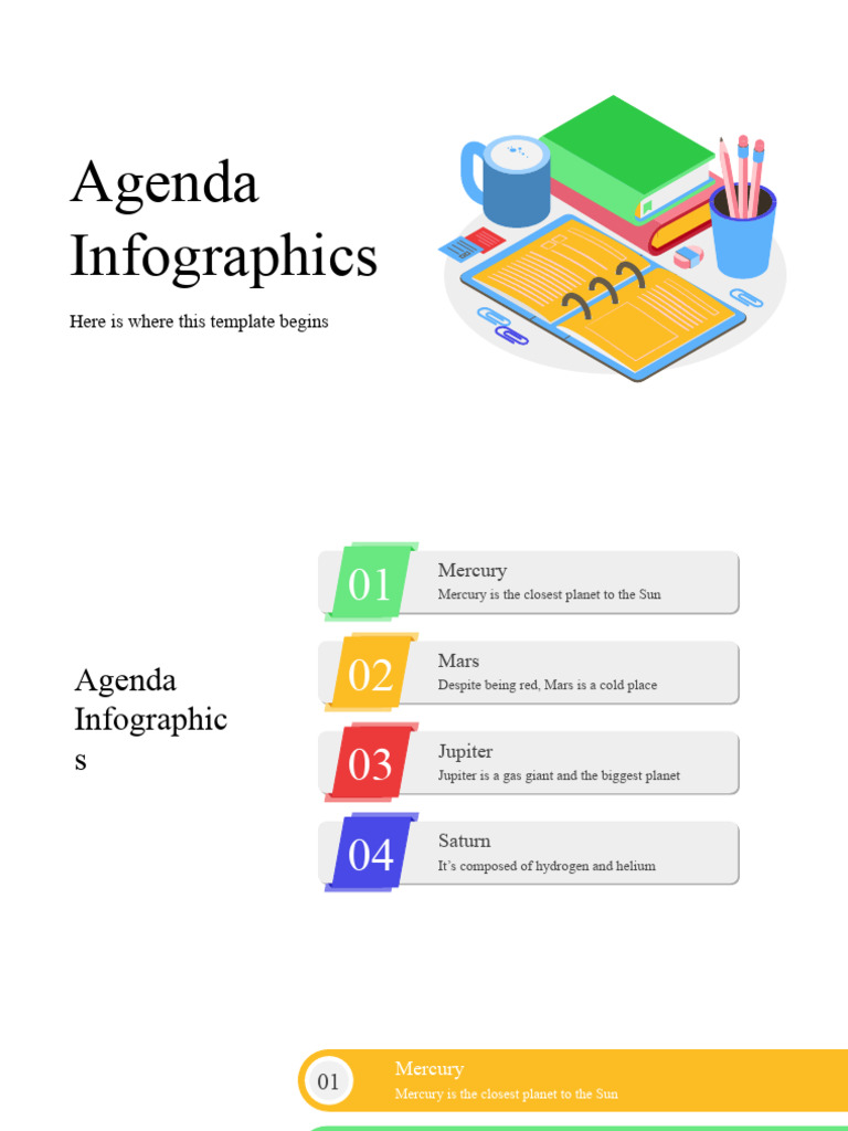 Agenda Infographics by Slidesgo | PDF | Planets In Astrology | Planets