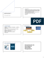 Gerenciamento Da Tecnologia Da Informação: Planejamento