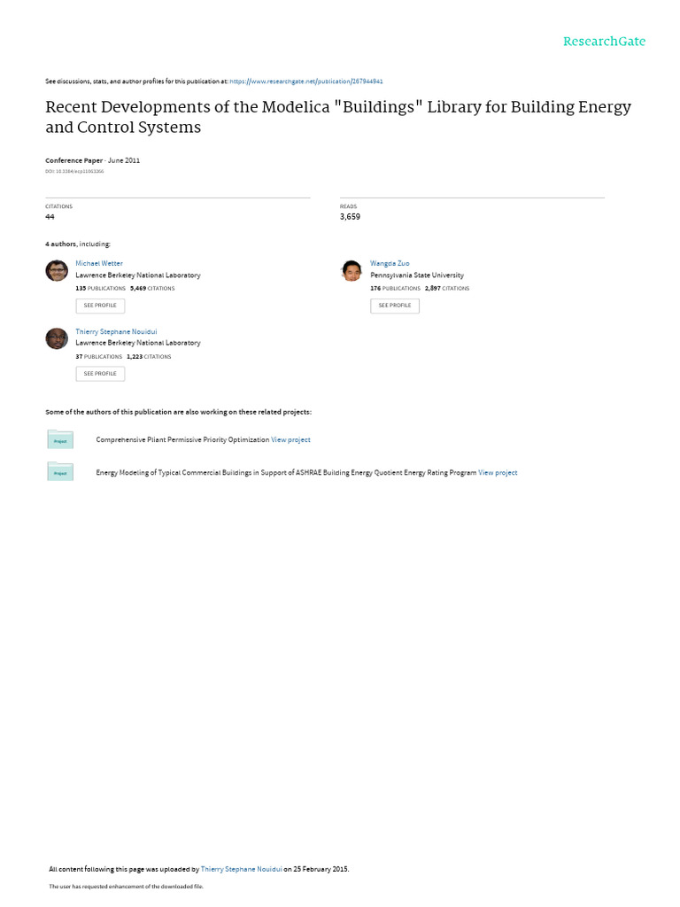 Modelica Buildings Library Updates | PDF | Fluid Dynamics | Flow ...