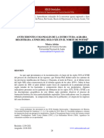 Antecedentes Coloniales de La Estructura Agraria Registrada A Fines Del Siglo XIX en El Norte de Potosí