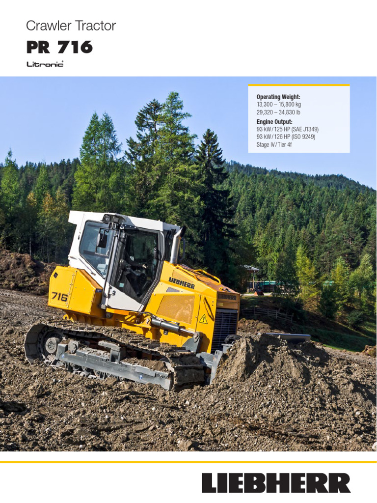 Liebherr PR 716 LGP 2016 | PDF | Horsepower | Engines