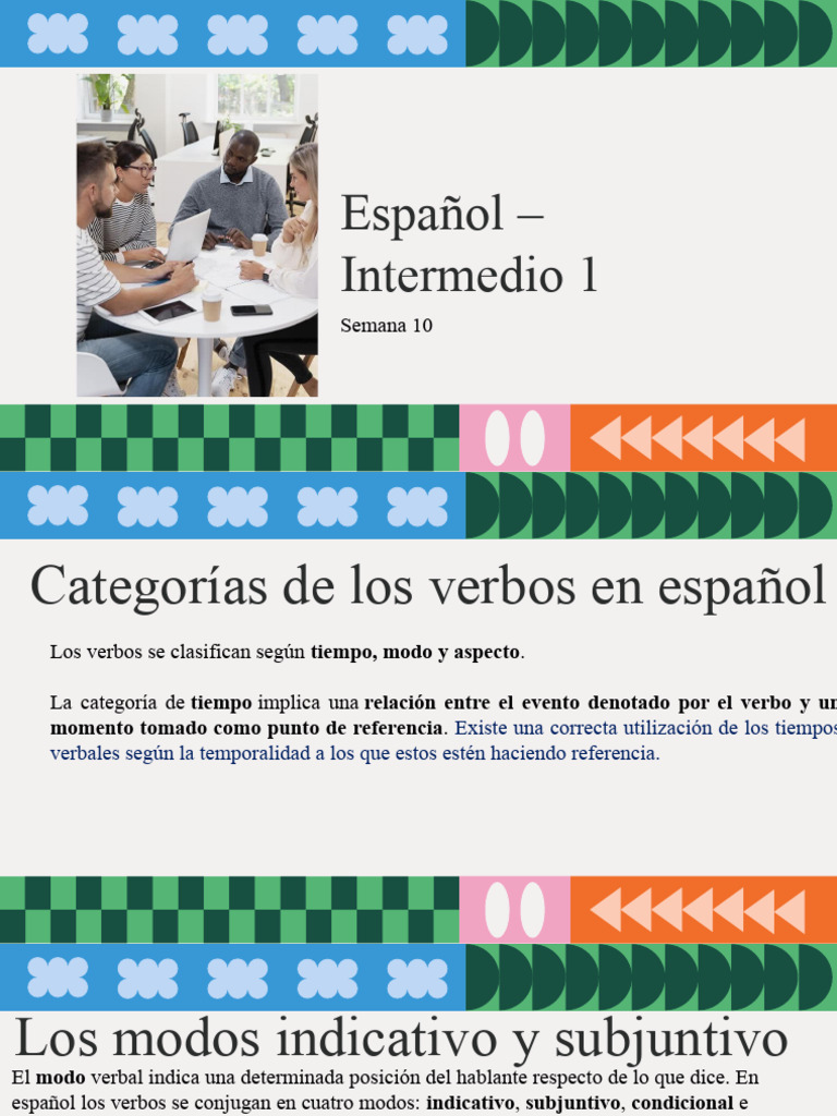 Uso de Modos Verbales en Español | PDF | Verbo | Mecánica del lenguaje
