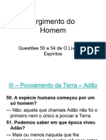 Livro Dos Espíritos - P1 - Cap III Itens III e IV - 50 A 54 - Povoamento Da Terra