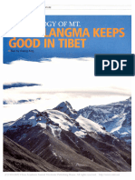 Huang Xing - The Ecology of Mt. Qomolangma Keeps Good in Tibet