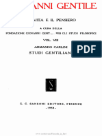 Giovanni Gentile. La Vita e Il Pensiero. Studi Gentiliani - Fondazione Giovanni Gentile Per Gli Studi Filosofici - Vol. 8, 1958 - Sansoni - Anna's Archive