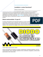 O Que É Diodo Semicondutor e Como Funciona