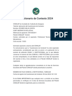 Encuestas CONALEP - CONALEP - Cuestionario de Contexto 2024