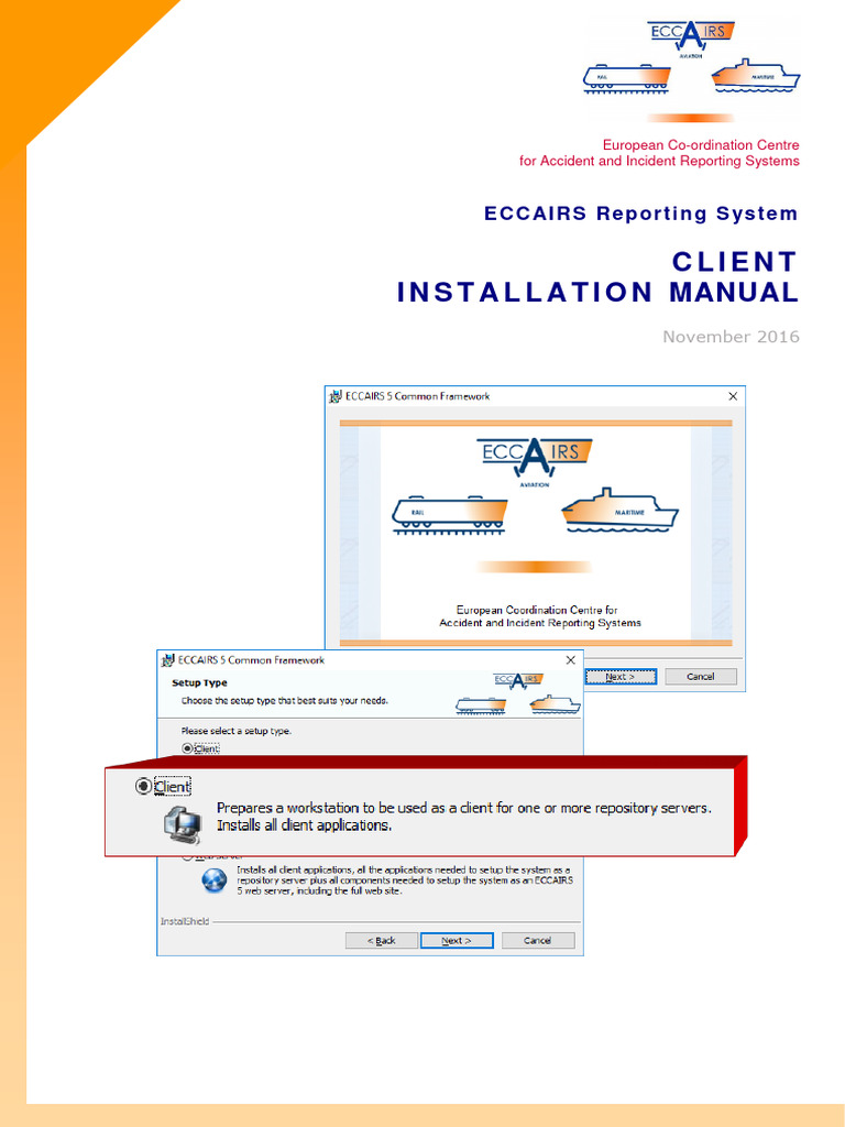 E5 ECF INSTALL Client 2016-11-14 1254 | PDF | Installation (Computer ...