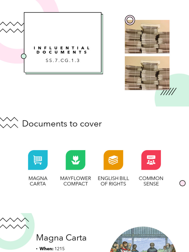 Key Historical Documents Explained | PDF | Common Sense