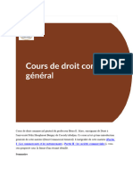 Cours de Droit Commercial