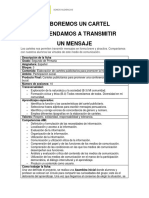 Accesible Elaboremos Un Cartel y Aprendamos A Transmitir Un Mensaje