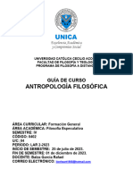 Guía de Curso Antropología Filosófica LAR 2-2023