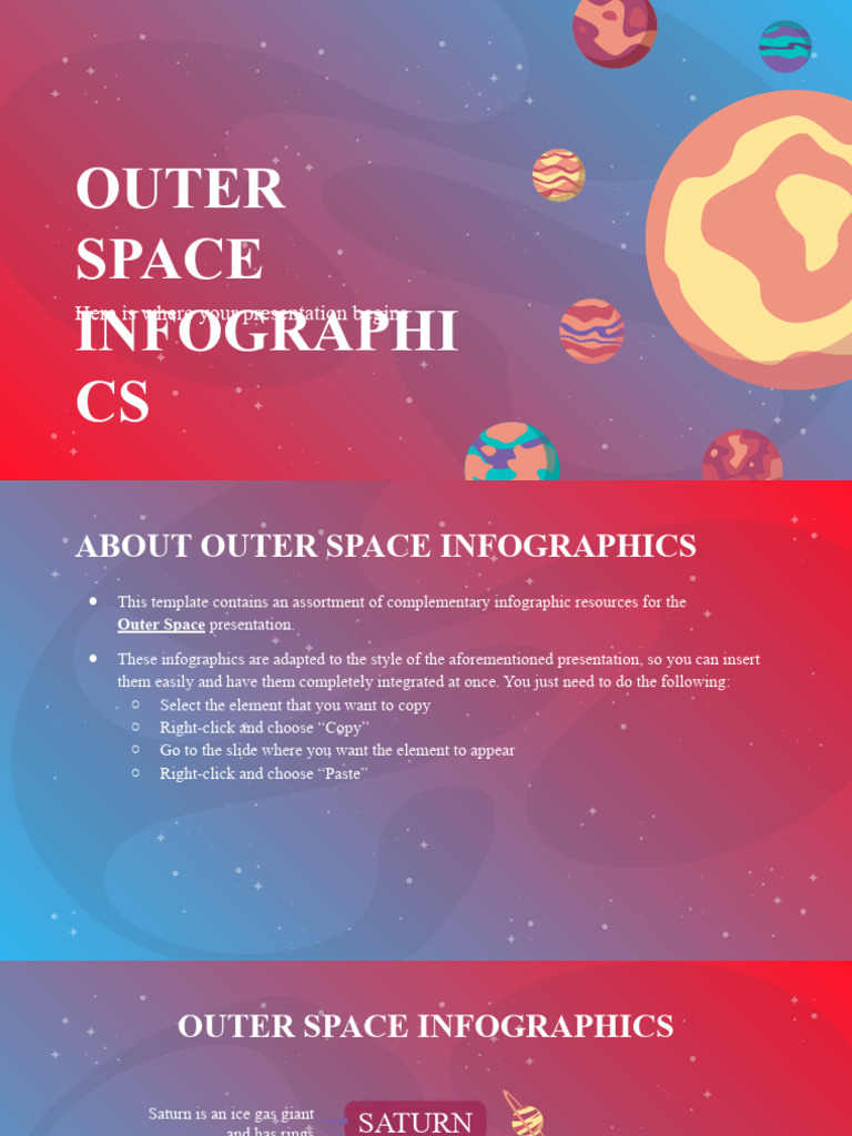 Outer Space Infographics by Slidesgo PDF In Astrology