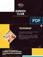 Genios Club 100K G3X2 G3X5 Español