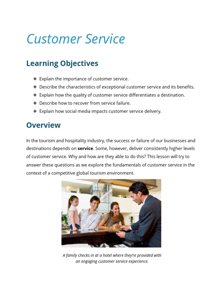 htm110 Document lesson12CustomerService | PDF | Employment | Customer ...