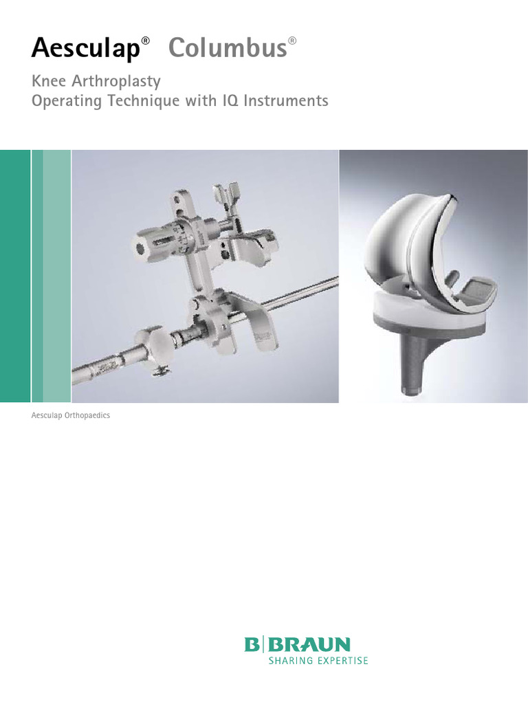 Columbus IQ Instruments | PDF | Knee | Anatomical Terms Of Location