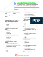 Soal UTS Bahasa Indonesia Kelas 1 Semester 2