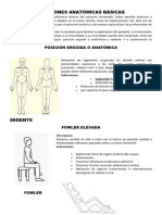 Posiciones Anatómicas