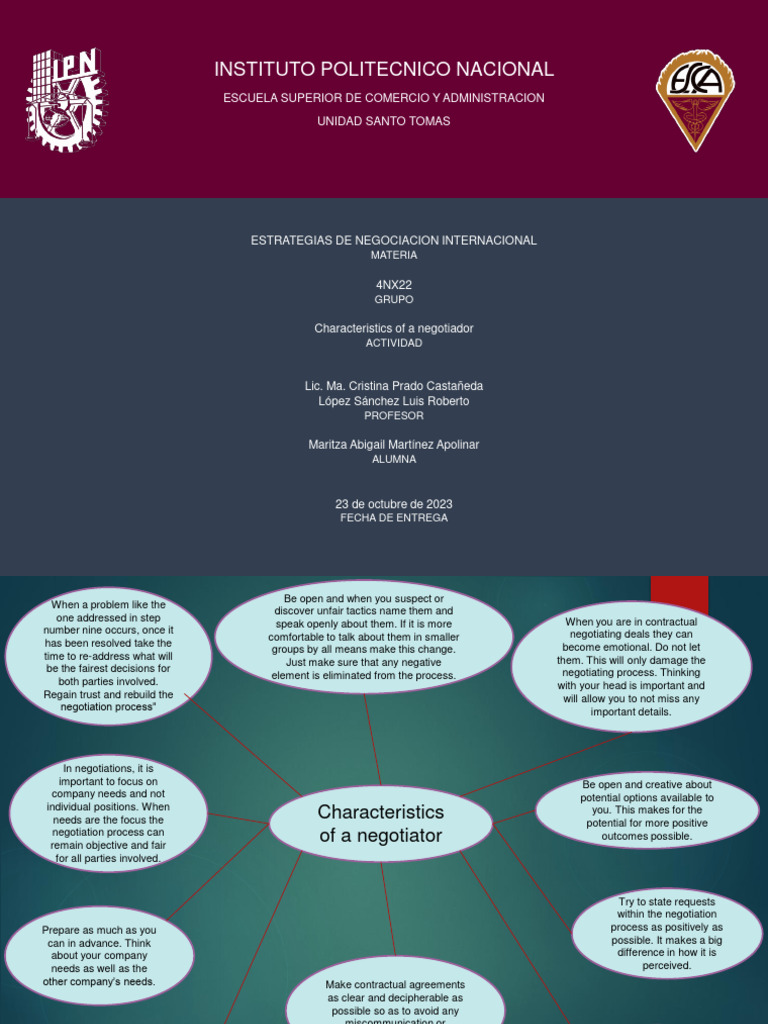 Key Traits of Effective Negotiators | PDF | Negotiation | Social Psychology