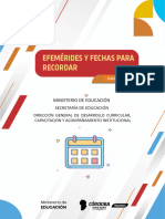 Marzo 2023 - Fechas y Efemerides