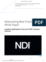Networking Best Practice - White Paper
