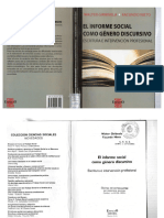 1.el Informe Social Como Genero Discursivo - Giriguela y Nieto