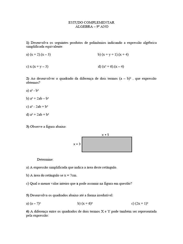 Atividade Complementar | PDF