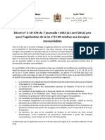 Décret D'application Loi 13-09