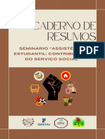 Caderno de Resumos - Seminário Assistência Estudantil - Contribuições Do Serviço Social